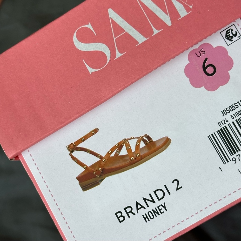 BNIB Sam & Libby Brandi Strappy Sandal 🧡 size 6 - Picture 11 of 14